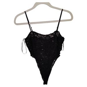 NWT fashion Nova lace sheer bodysuit size XL
